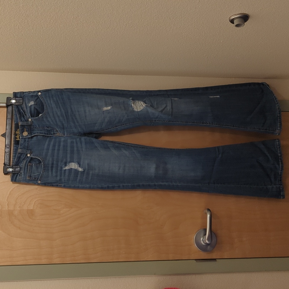 Indigo rein flair pants